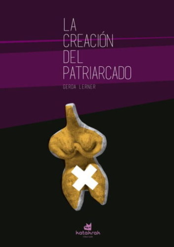 Creacion-patriarcardo-mediana Morado negro estatuilla diosa fertilidad dorado equis blanca