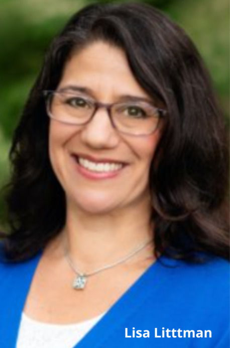 Lisa Littman médico científico mujer mediana edad pelo negro gafas verde azul