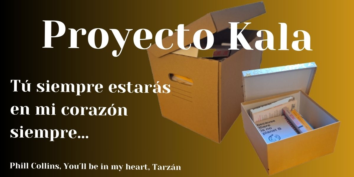 Cajas regalos de amor color dorado Kala madre de Tarzán