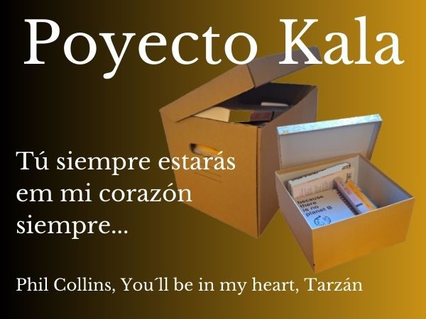 Proyecto-Kala Cajas regalos de amor color dorado Kala madre de Tarzán
