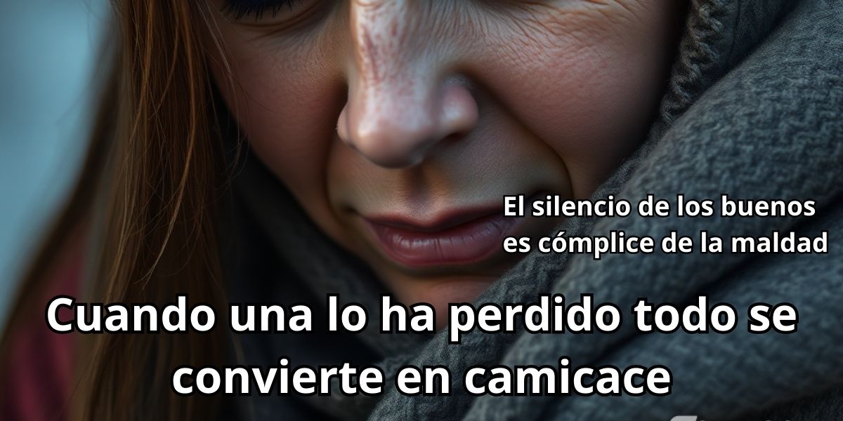 Cuando una lo ha perdido todo se convierte en camicace