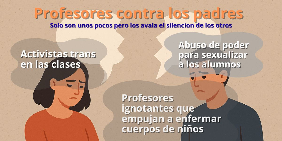 Profesores irresponsable contra padres victimas de la ideología de género