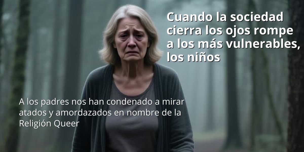 Cuando la sociedad cierra los ojos daña a los más vulnerables